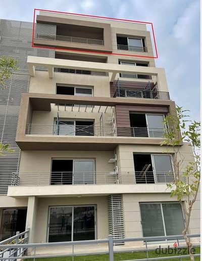 Apartment for sale, 164 sq m, 3 bedrooms + 2 bathrooms, fully finished, modern design, open view, in a prime location in Palm Hills New Cairo