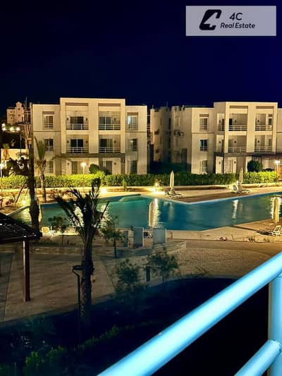 Chalet for sale ready to move 3 bdr super lux finishing prime location special view in Amwaj Al Ahly Sabbour North Coast Sidi Abdel Rahman