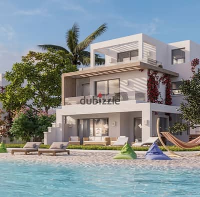 Stand-alone villa, lagoon view for sale in Shamasi, Sidi Abdel Rahman, North Coast