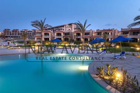 شاليه ارضي جاردن فيو بحر لافيستا باي 3 غرف فورى la vista bay