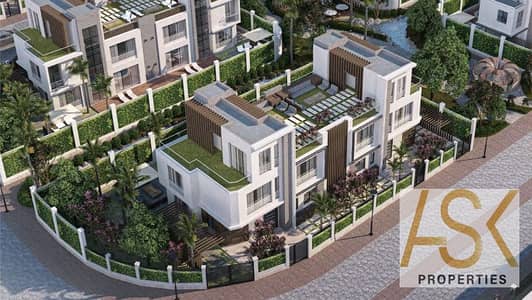 14-year installment plan for a villa with a private garden, 5% discount in PARK VALLEY LAKE, New Zayed