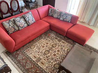L shape corner Sofa - كنبة زاوية