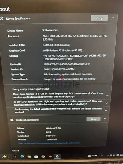 HP EliteDesk 705 G3 SFF