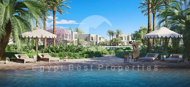 Under market price downpayment and installments 2 bedrooms chalet for sale in Marassi North coast