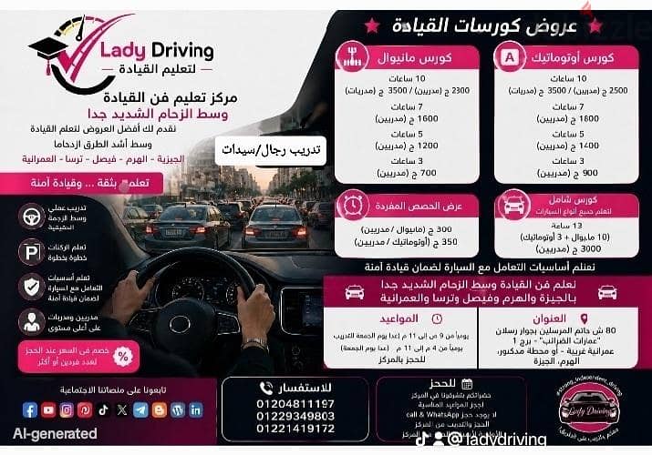 Lady Driving for All 18