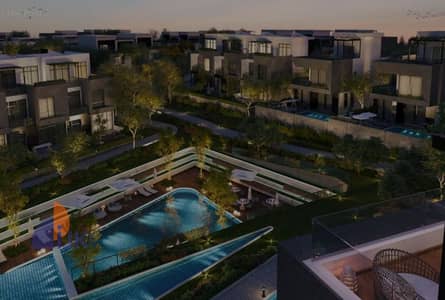 Townhouse villa in Fifth Settlement, a very distinguished compound in the most prestigious location in the Fifth Settlement, a prime location close to