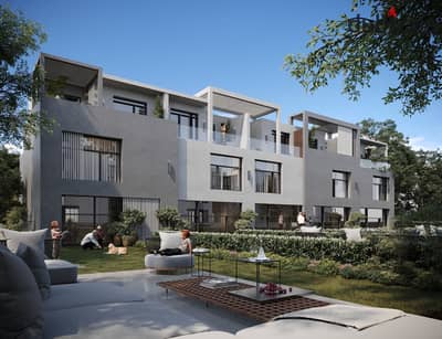 In the sixth gathering, an apartment with two rooms and a garden is for sale with an installment over 10 years, minutes from the American University.