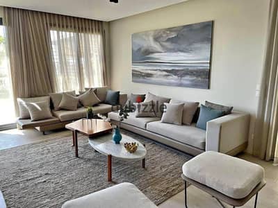 Apartment for sale modern design that offers comfort and privacy prime location  in compound Taj City