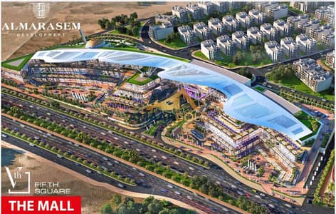 مطعم للبيع فى التجمع الخامس فى مول المراسم على شارع التسعين