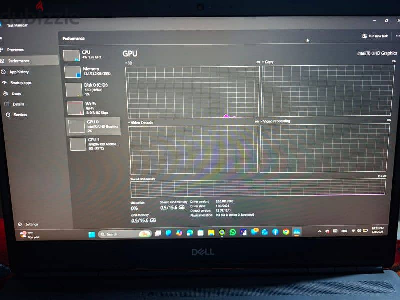 Dell precision 7560 3