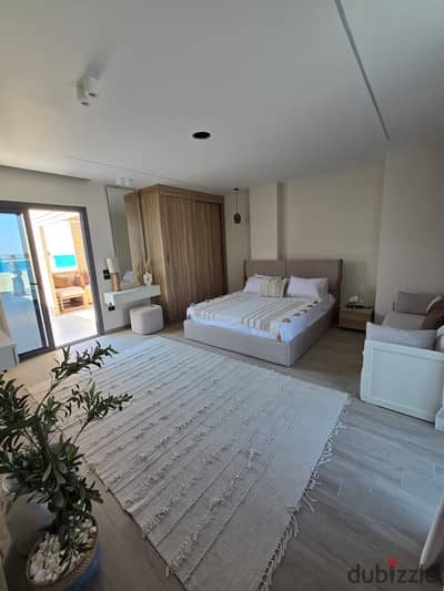 Chalet for sale first row on the beach fully furnished and equipped ready for immediate occupancy in Dayz Village North Coast.