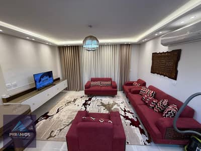 Available for rent: Ultra-super-lux finished hotel apartment with a wide garden view, first occupancy, B15.