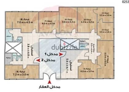 من المالك مباشر مقر إداري للإيجار 400م بوسط البلد الإسكندرية | 12 غرفة