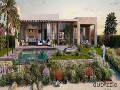 تاون هاوس كورنر للبيع بدون اوفر مع اقساط حتي 2030 متشطب بالكامل فى سيلفر ساندس الساحل الشمالي من اورا للتطوير العقاري
