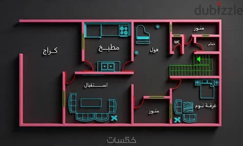 رسم لوحات اوتوكاد بالقطعه