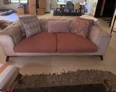 3 seat sofa with 2 chairs from divano