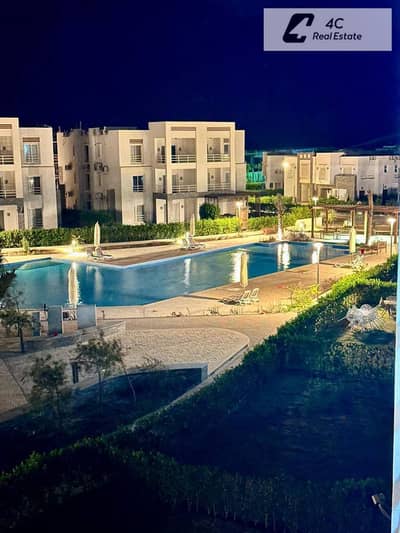 شاليه 2 غرف تشطيب الترا سوبر لوكس بالفرش برايم لوكيشن فيو مميز في امواج الاهلي صبور الساحل الشمالي سيدي عبد الرحمنAmwaj Al Ahly Sabbour