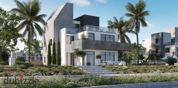 Fully finished villa for sale in Rivers Compound, directly on Dabaa (Axis), just minutes from the Cairo–Alexandria Desert Road.
