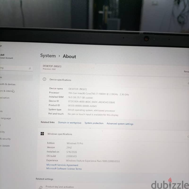  Dell Precision 3561  4