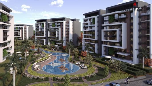 Apartment 135m for sale in R8 Capital | Installment over 8 years | Pool view | No interest