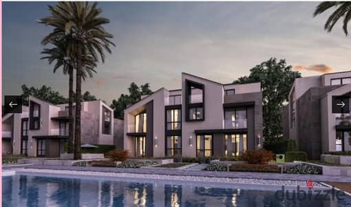 Resale townhouse with immediate delivery at a price lower than the developer, located next to Palm Parks in Keeva by Al Ahly Sabbour.