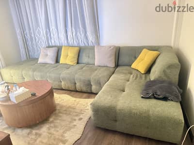 L-Shape Fluffy Sofa