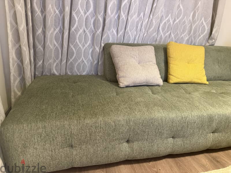 L-Shape Fluffy Sofa 3