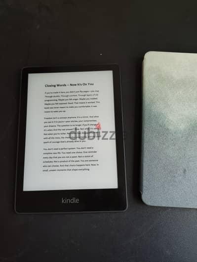 kindle paperwhite 11th gen with a leather cover