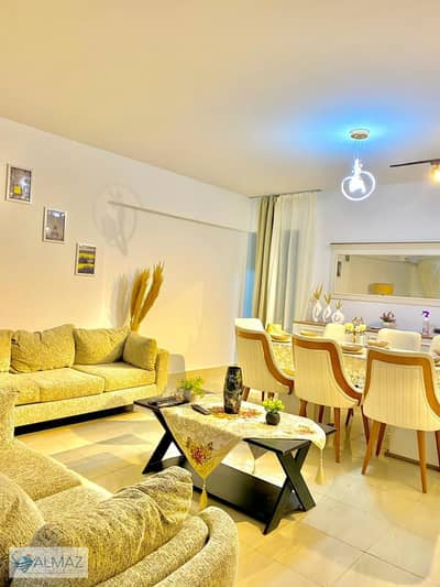Furnished 162 sq m apartment for rent in Al Rehab, Block 112, near main roads.