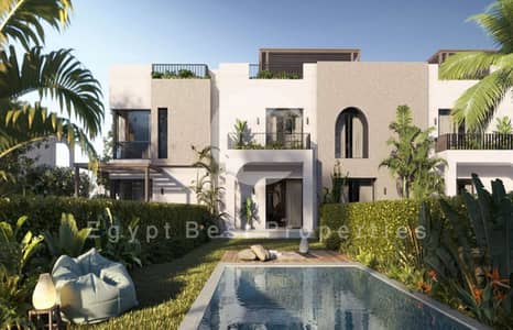 فيلا للبيع بموقع مميز بمقدم 5%  فى او ويست من اورسكوم