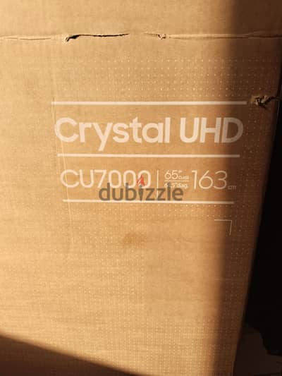 شاشه سامسونج ٦٥ crystal UHD CU7000 163 CM