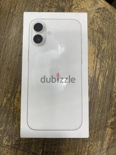 iPhone 16 Plus 128G White  جديد متبرشم