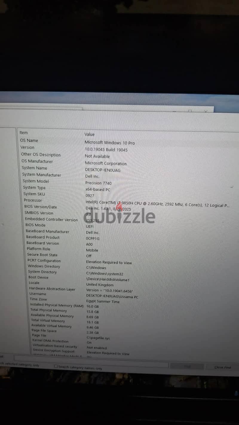 dell precision 7740 17 1