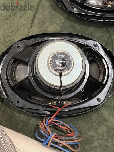 طقم سماعات بايونير بيضاوي 650 واط أصلي فيتنامي (Pioneer TS-A6977S)
