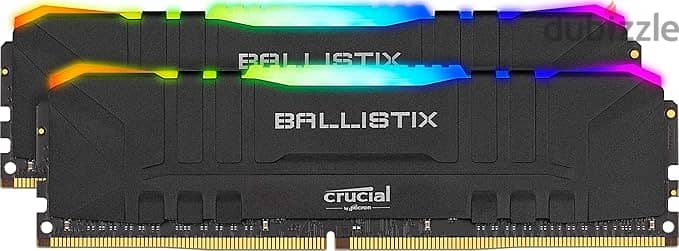 Crucial Ballistix RGB BL2K8G32C16U4BL 3200 MHz, DDR4, DRAM, Desktop Ga