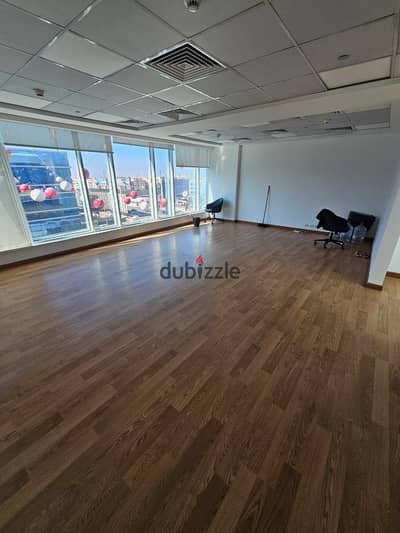 Office space for rent 105 m in the strongest business district, Al-Tas'in Street, Fifth Settlement for companies