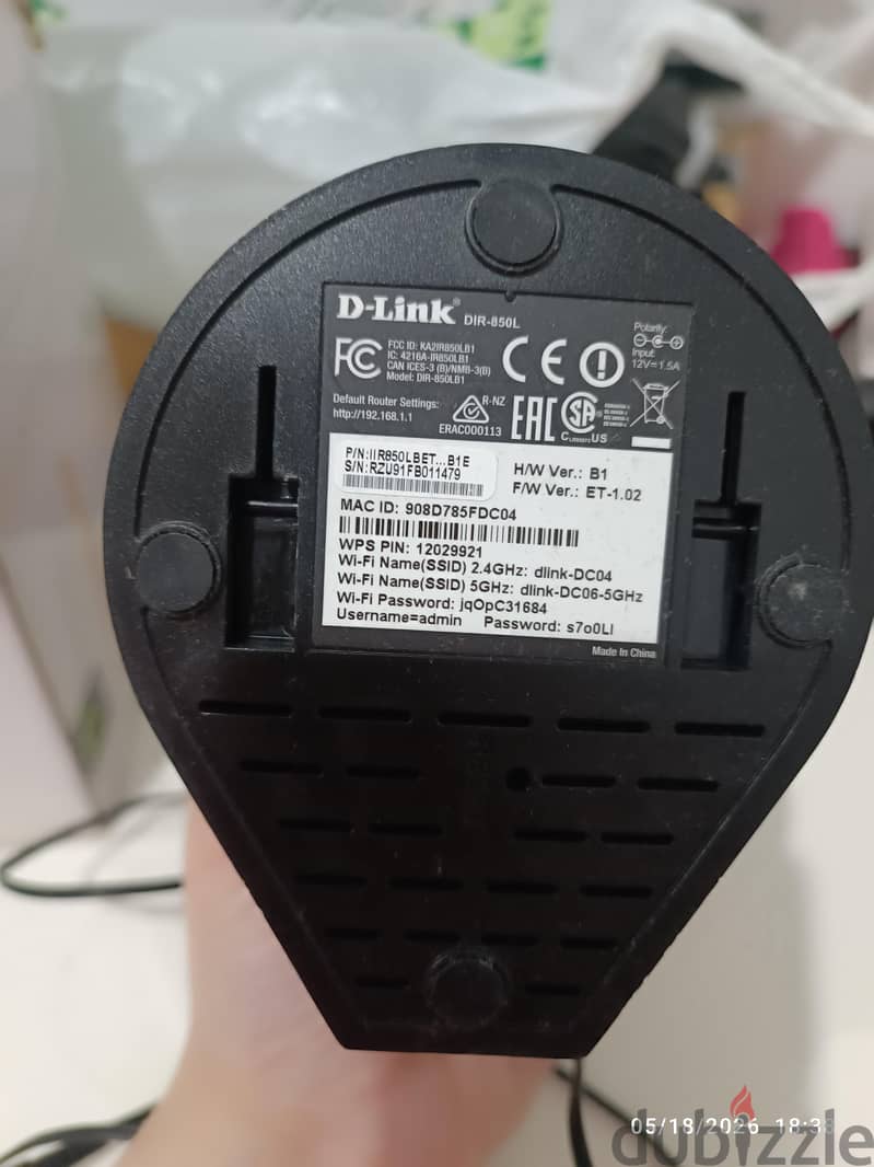 wireless router D-Link DIR-850L 2