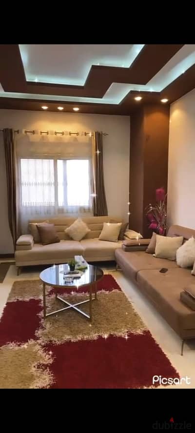 Furnished apartment for rent in Al-Ma'araj, lower part of Zahraa Al-Maadi