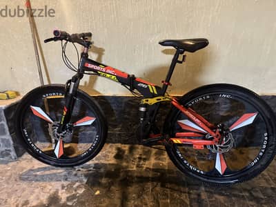 عجله sports inc. قابله للطي مقاس ٢٦ وارد السعوديهFoldable bike