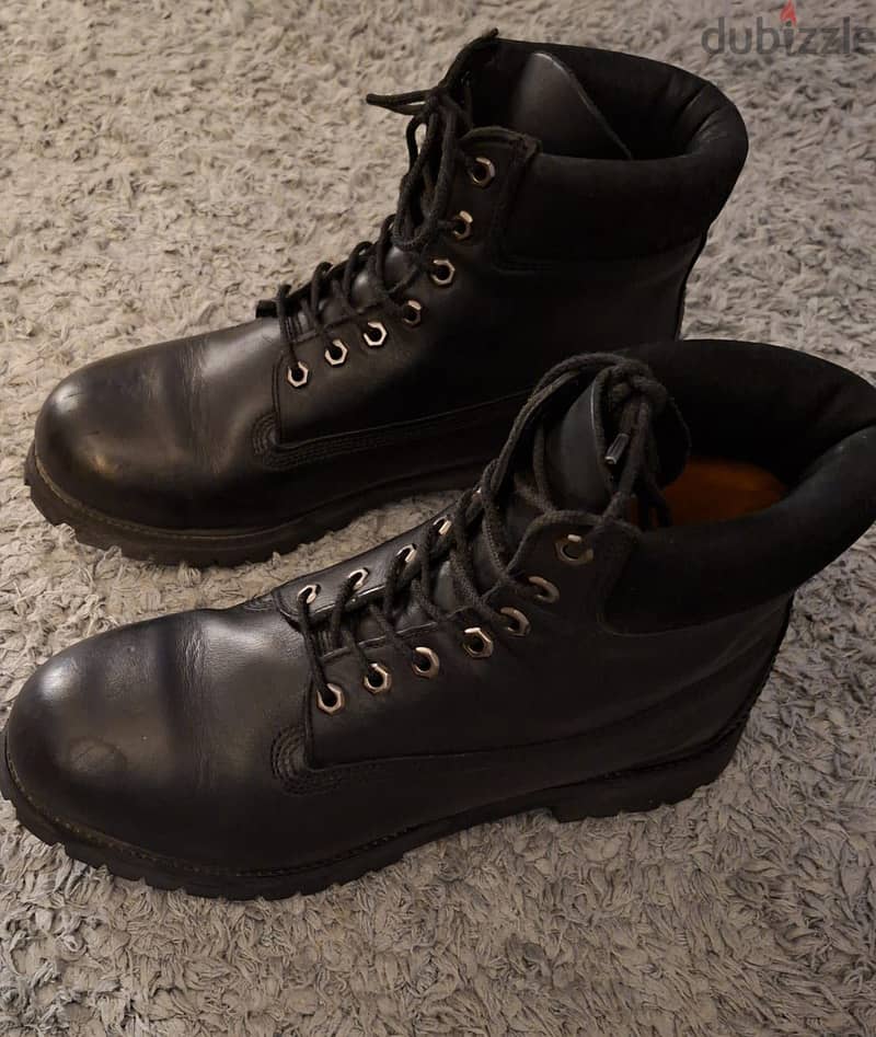 timberland boot black 1