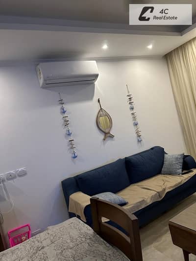 باقل من سعر الماركت جونيور شاليه ارضي ريسيل –Hacienda Bay – الساحل الشمالي متشطب بالكامل بالتكييفات open view landscape جاهزة للمعاينه و الاستلام