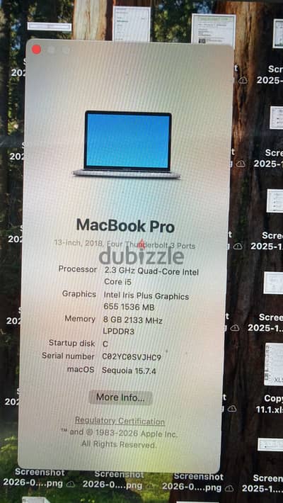 Macbook pro 2018 core i5