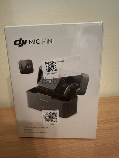DJI Mic Mini (2 TX + 1 RX + Charging Case). New. Original