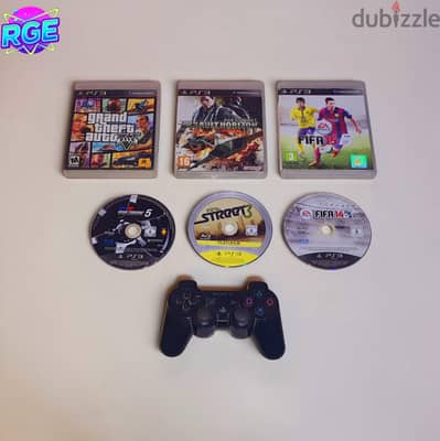 اسطوانات Ps3 و دراع ps3 اصلي