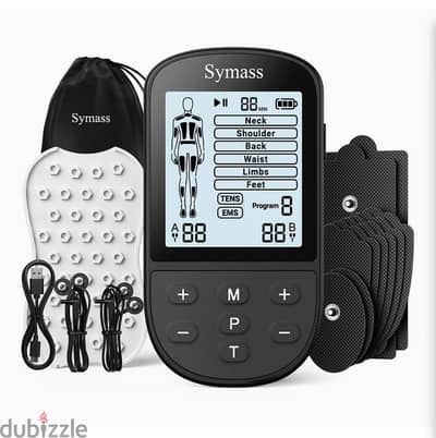 TENS Unit Muscle Stimulator, EMS Massager Machine, Dual Channel