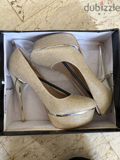 Gold heels