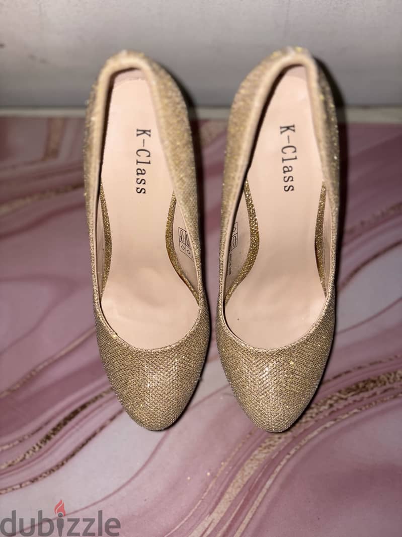 Gold heels 2