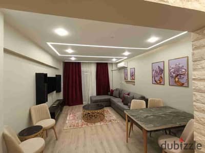 بالرحاب شقه مفروشه ارض بجاردن للايجار