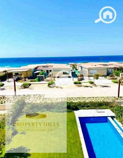 Last villa Full Sea view Ready in ceaser Sodic next to Swan lake north coast (( 6beds))