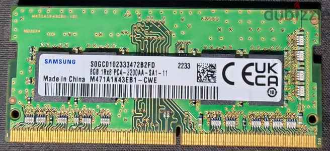 2×8 GB DDR4 3200 Laptop Ram